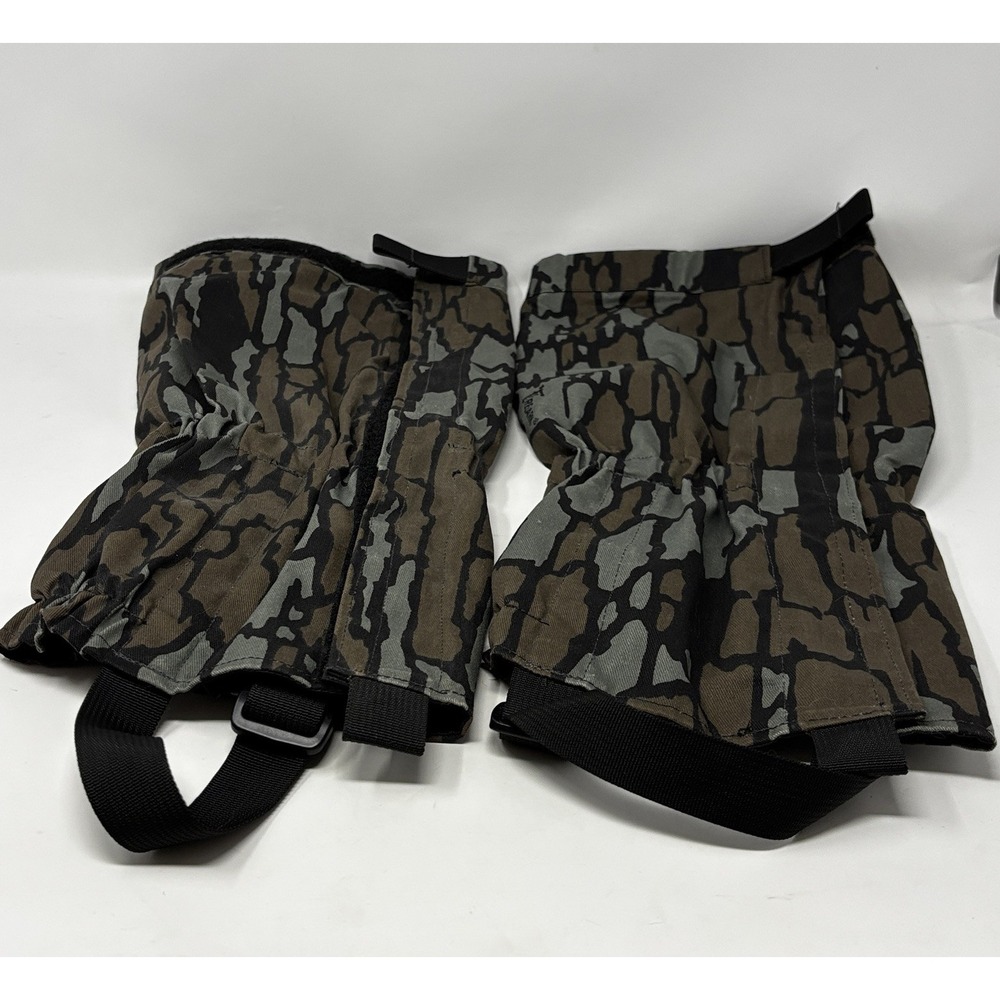 Cabela's Watchorn GORE-TEX Camo Leg Gaiters Hunting Hiking Made USA Trebark